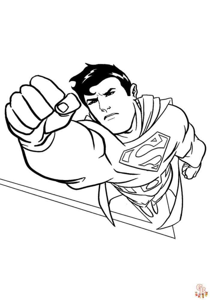 coloriage Superman