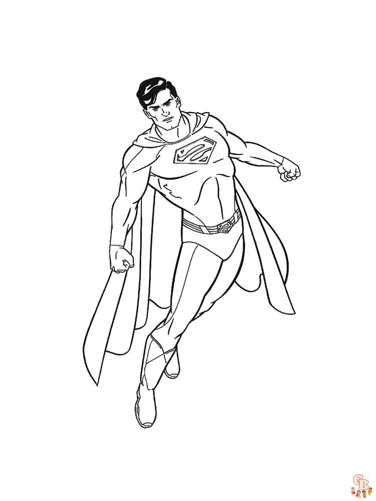 coloriage Superman