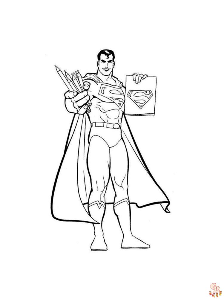 coloriage Superman