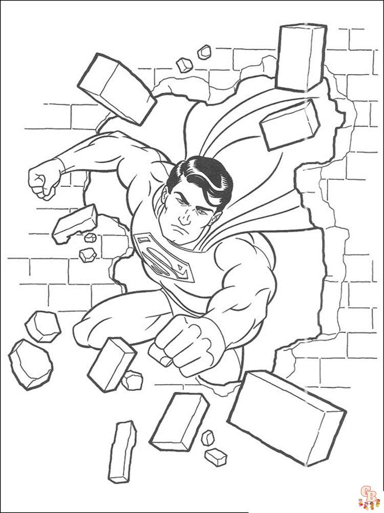 coloriage Superman