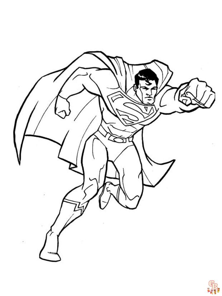 coloriage Superman