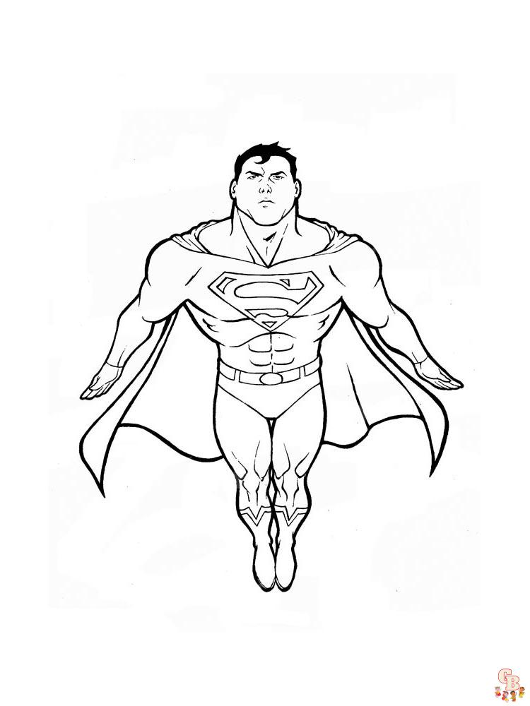 coloriage Superman