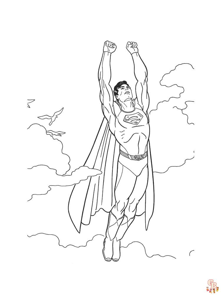 coloriage Superman