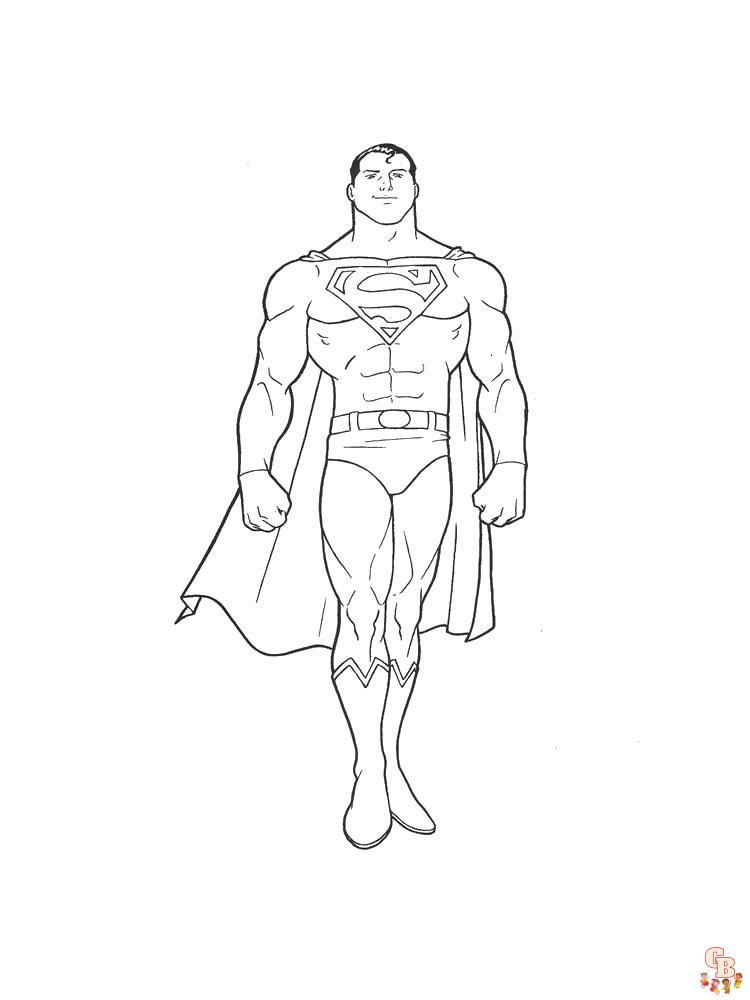 coloriage Superman