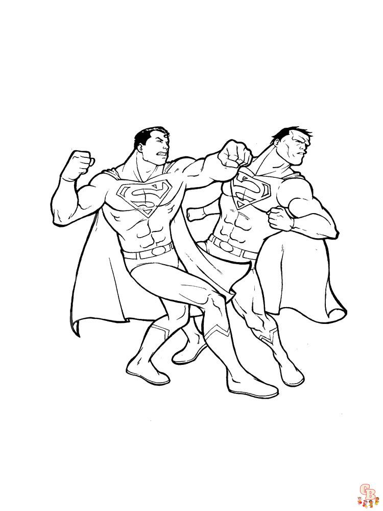 coloriage Superman