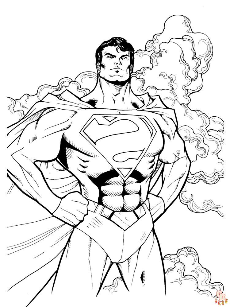 coloriage Superman