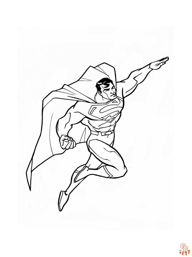 coloriage Superman