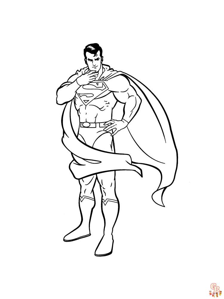 coloriage Superman