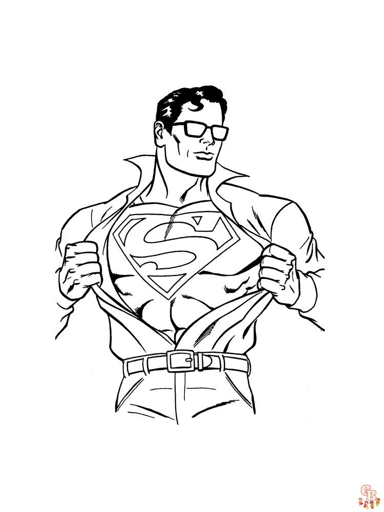 coloriage Superman