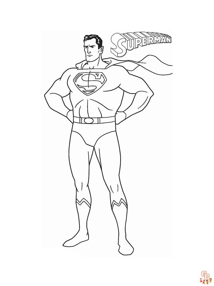 coloriage Superman