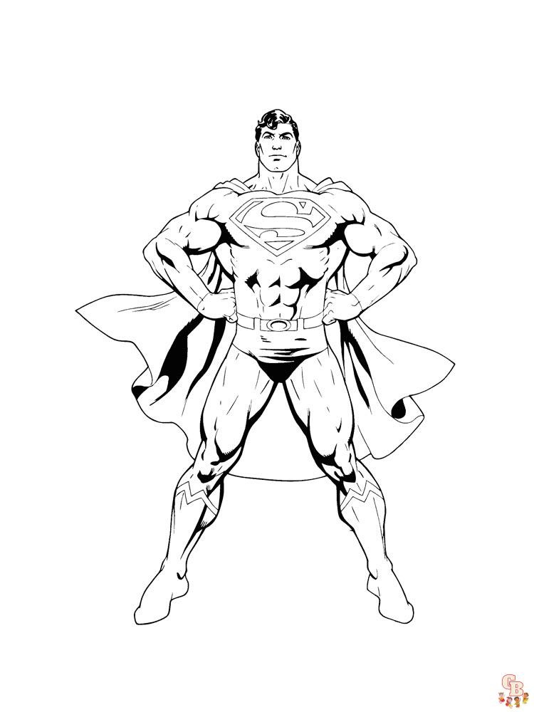 coloriage Superman