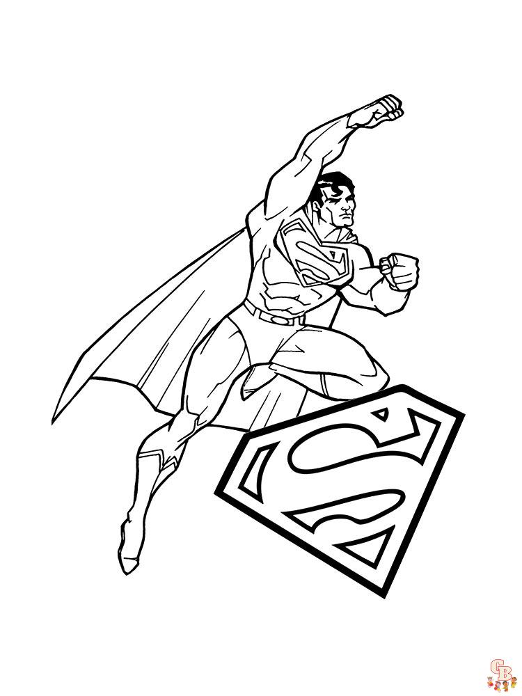 coloriage Superman