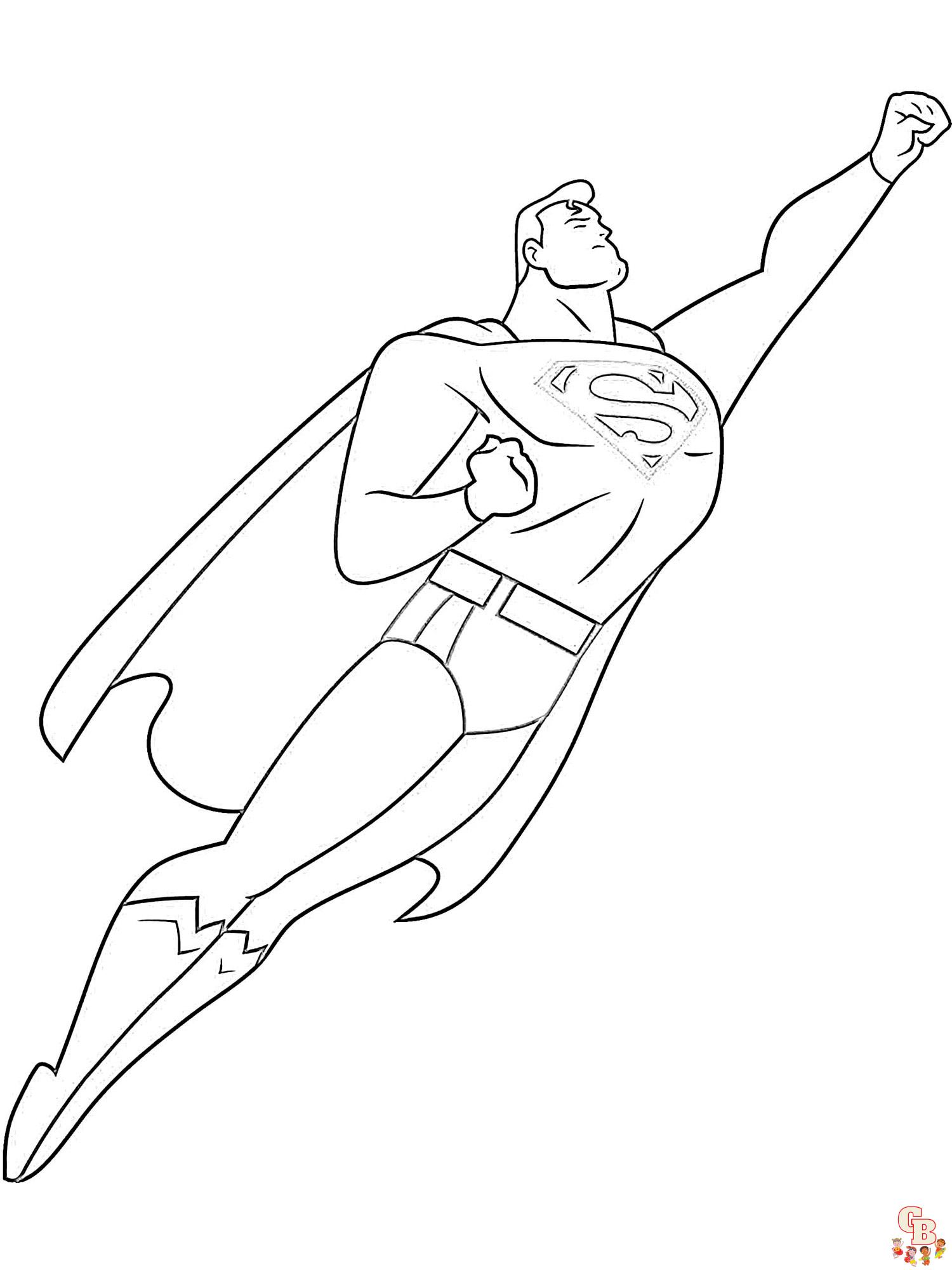 coloriage Superman