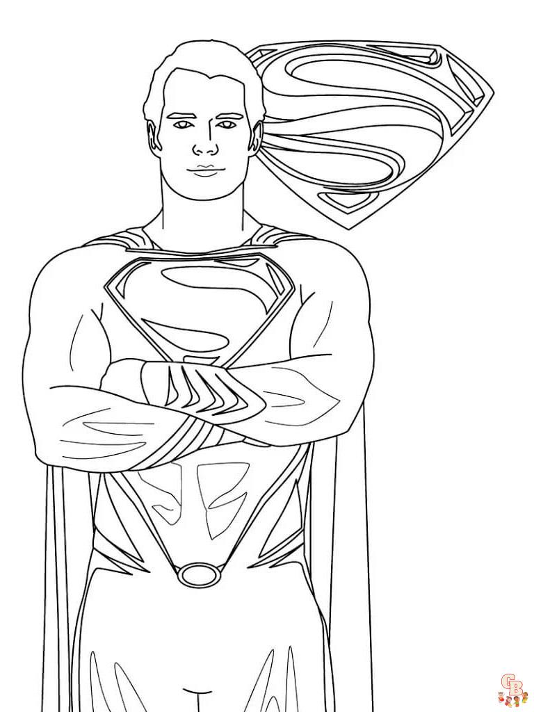 coloriage Superman