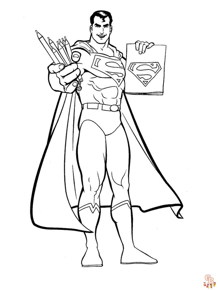 coloriage Superman