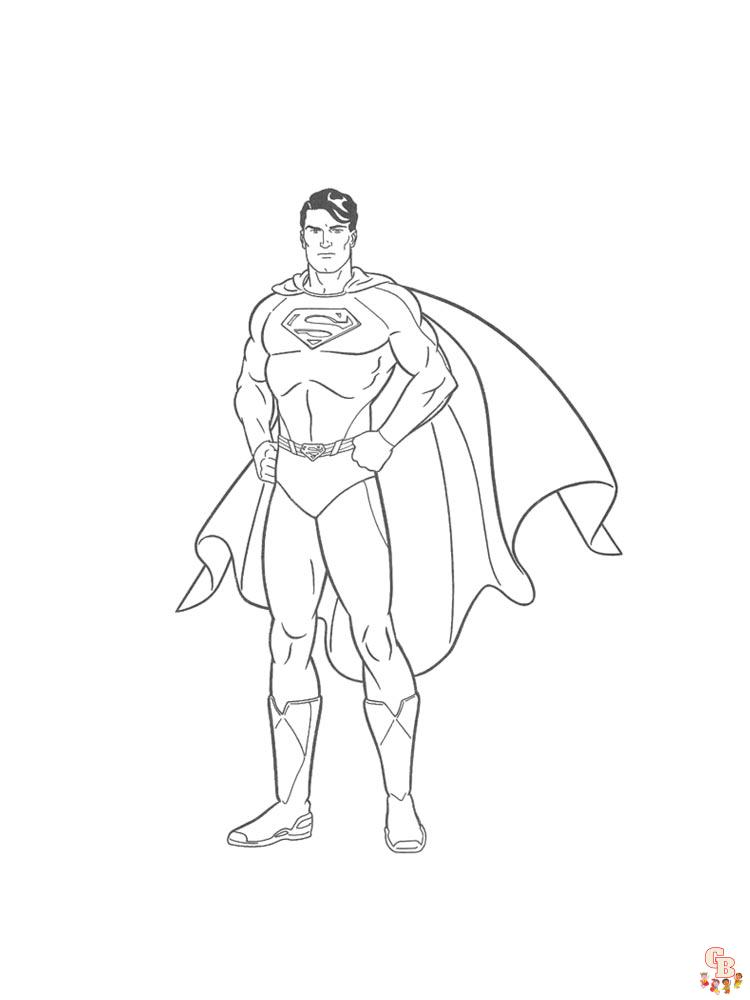 coloriage Superman