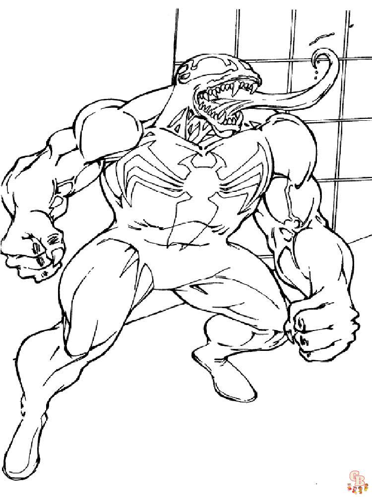 coloriage Venom