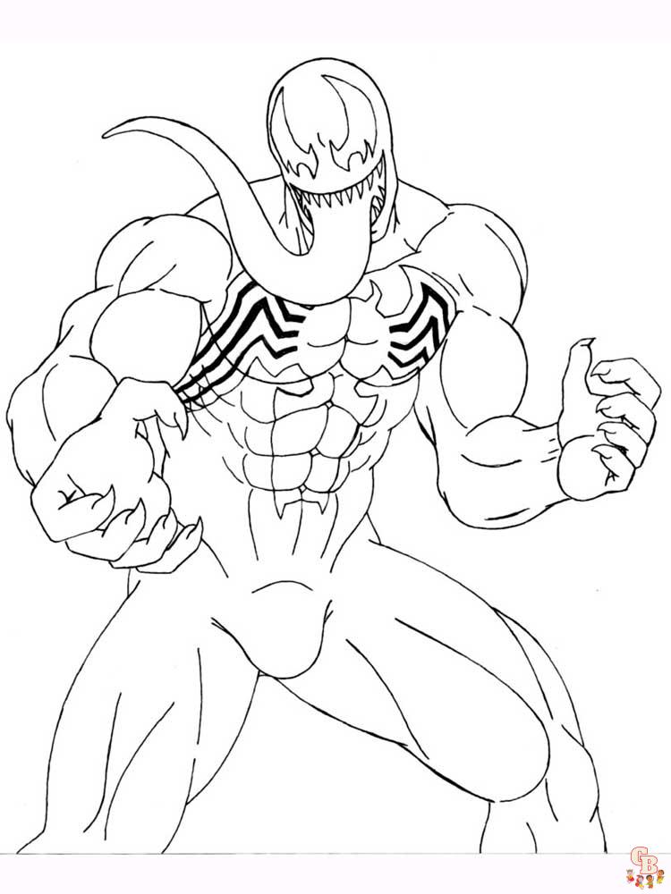 coloriage Venom