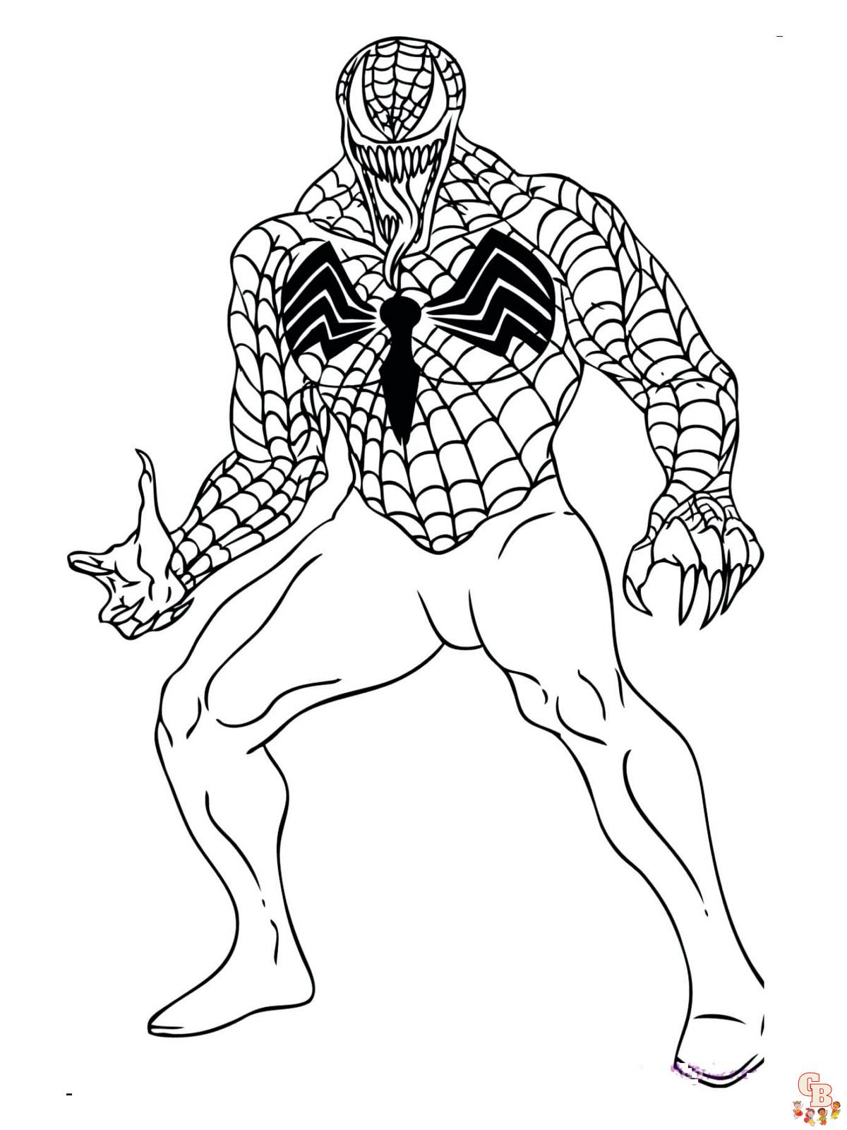 coloriage Venom