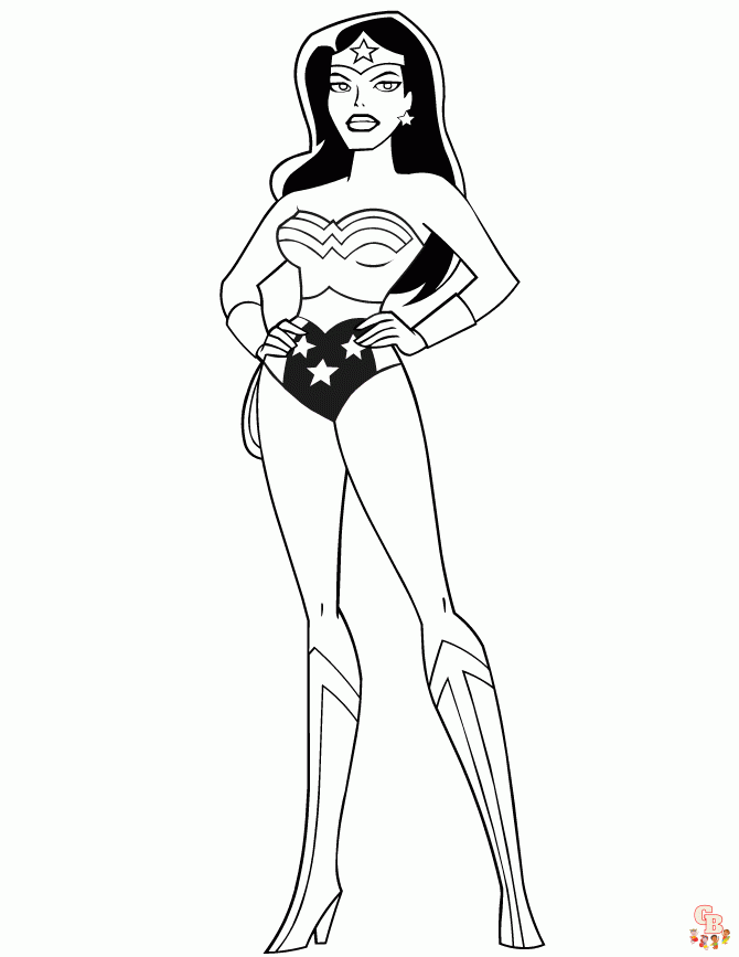 coloriage Wonder Woman