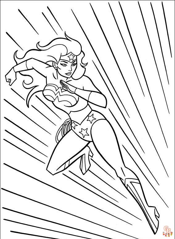 coloriage Wonder Woman