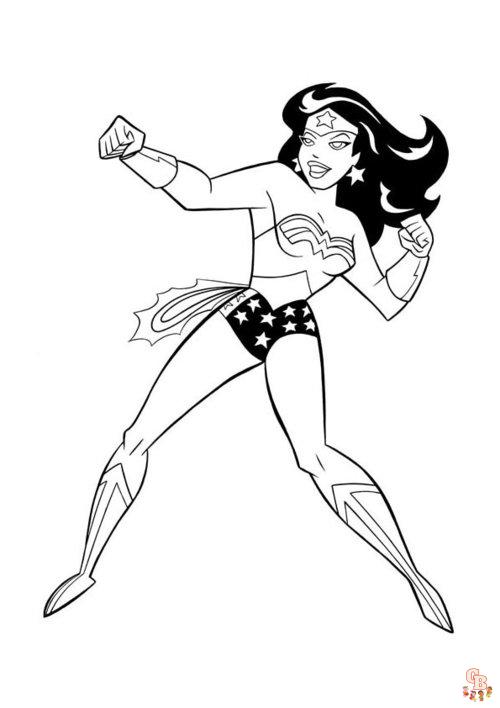 coloriage Wonder Woman