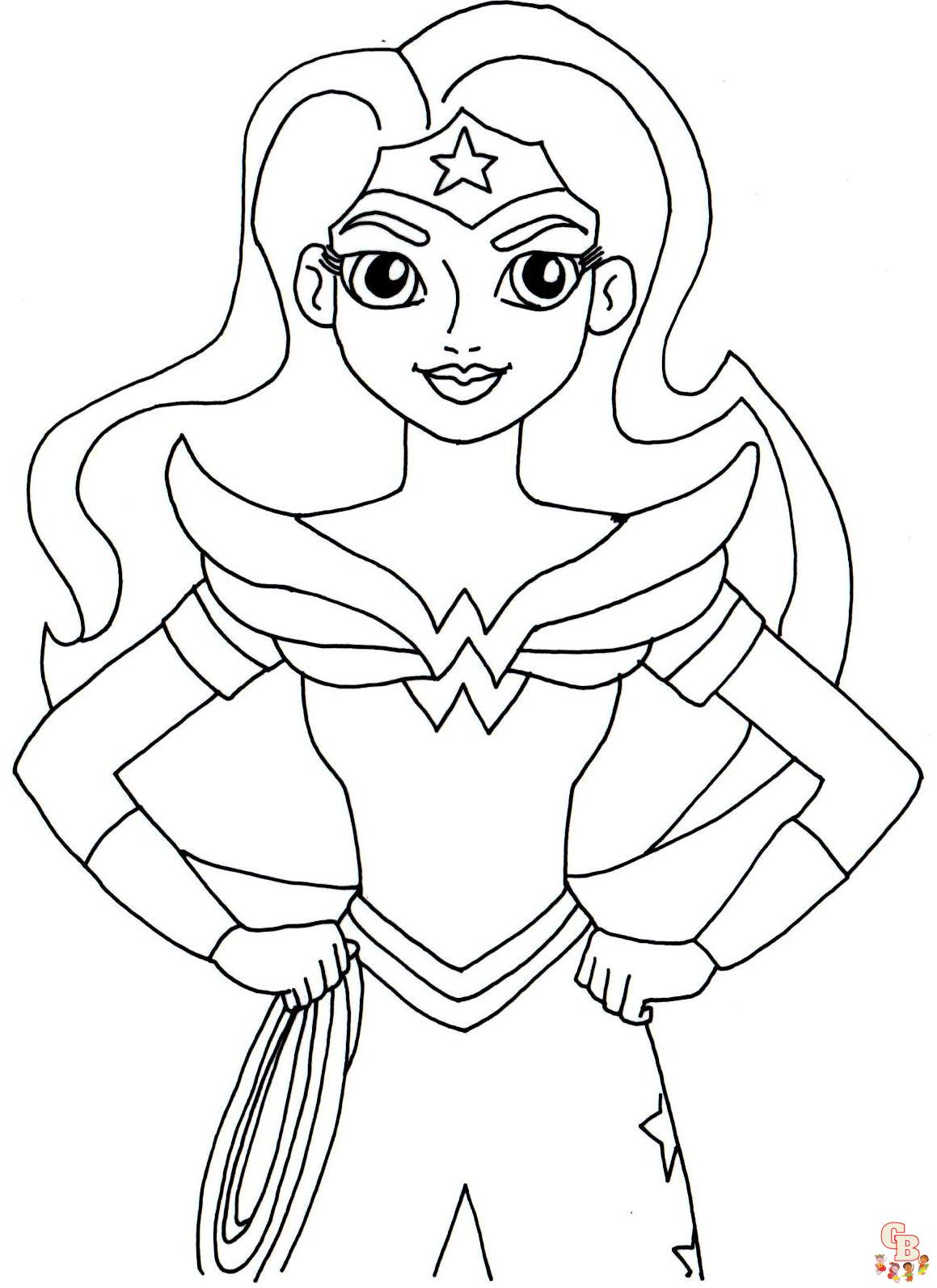 coloriage Wonder Woman