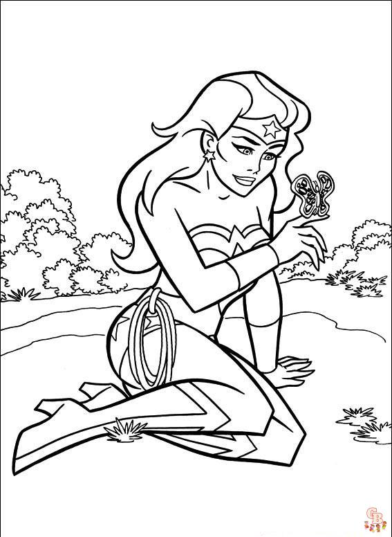 coloriage Wonder Woman