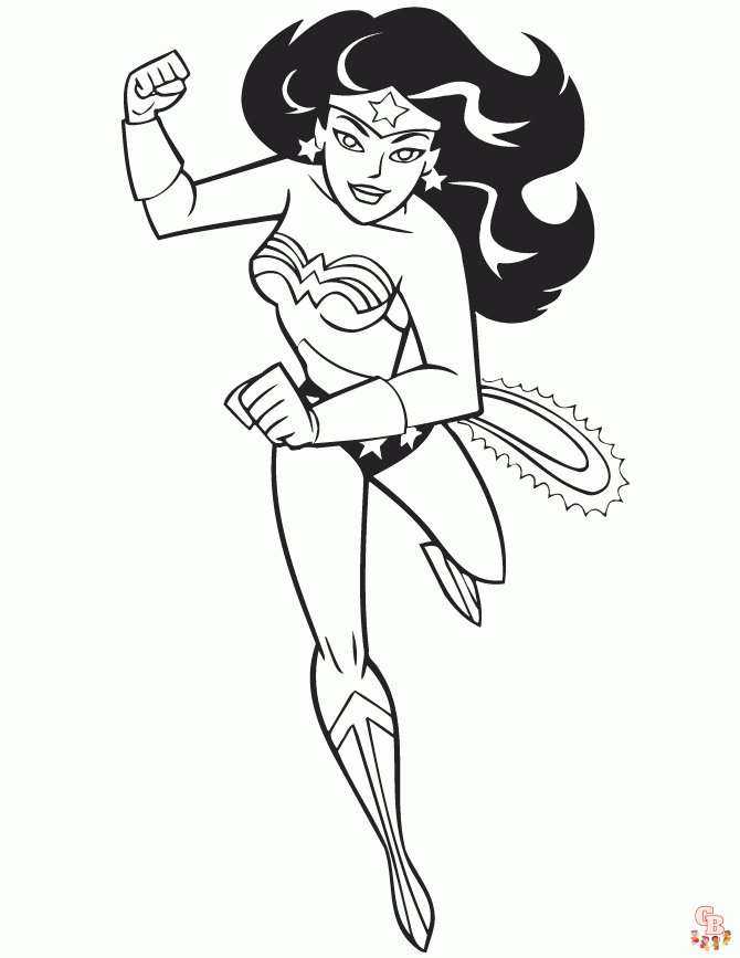 coloriage Wonder Woman