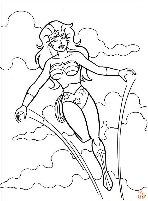 coloriage Wonder Woman