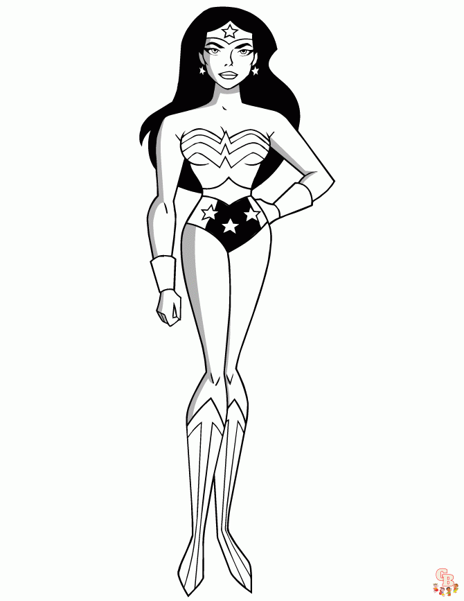 coloriage Wonder Woman