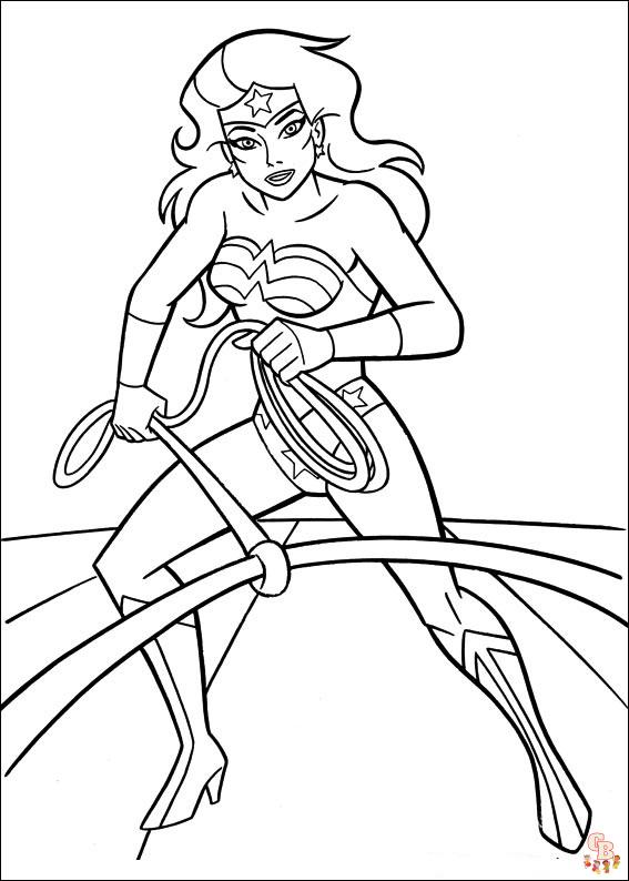 coloriage Wonder Woman