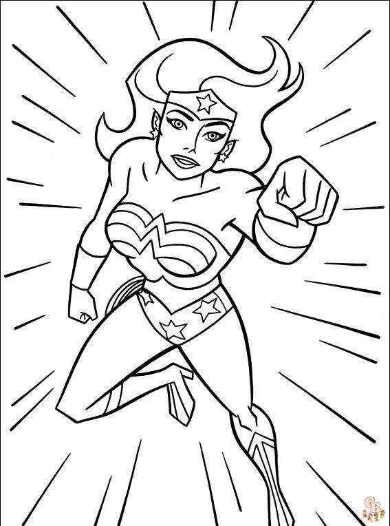 coloriage Wonder Woman