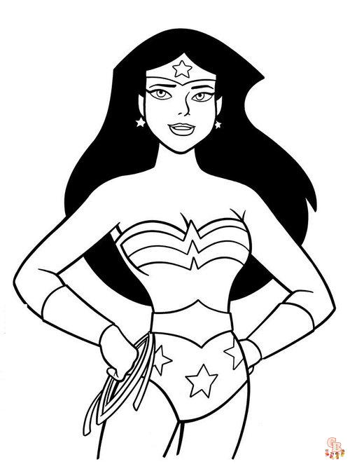 coloriage Wonder Woman