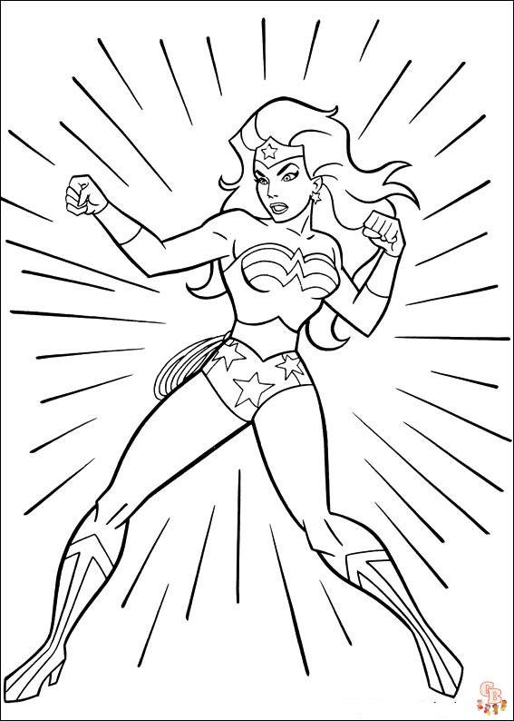 coloriage Wonder Woman