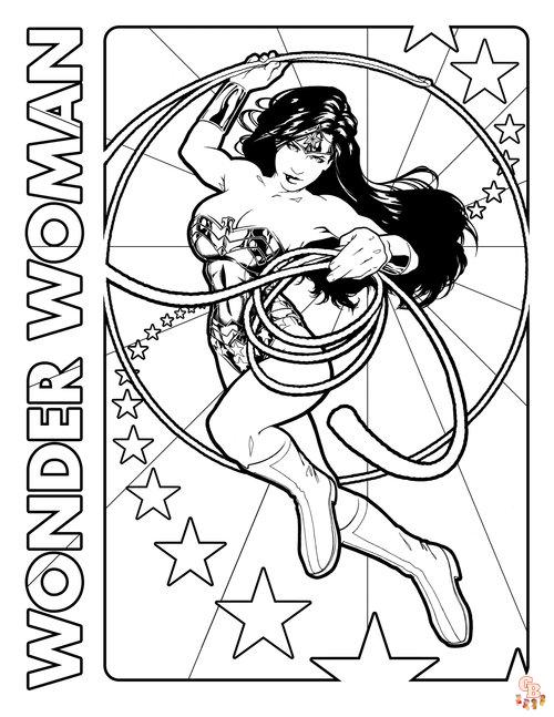 coloriage Wonder Woman