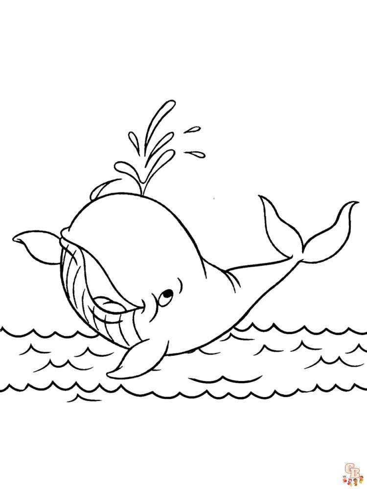 coloriage baleines