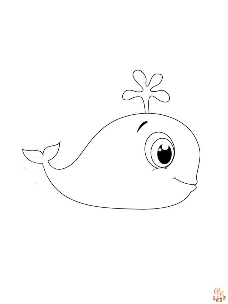 coloriage baleines