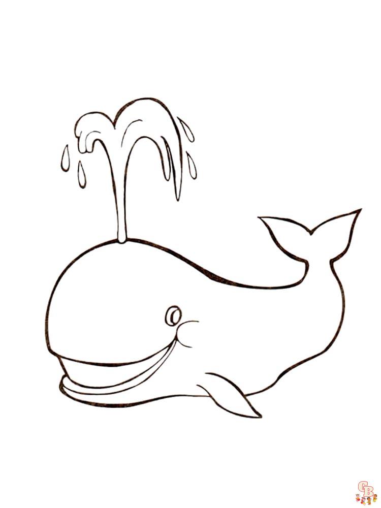 coloriage baleines