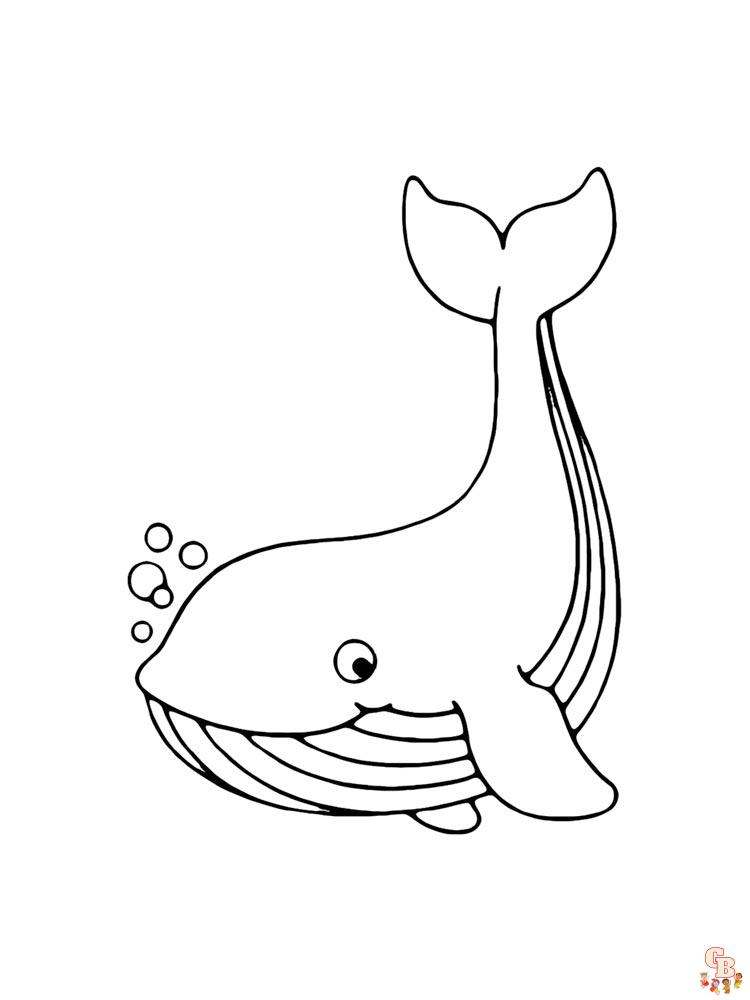 coloriage baleines