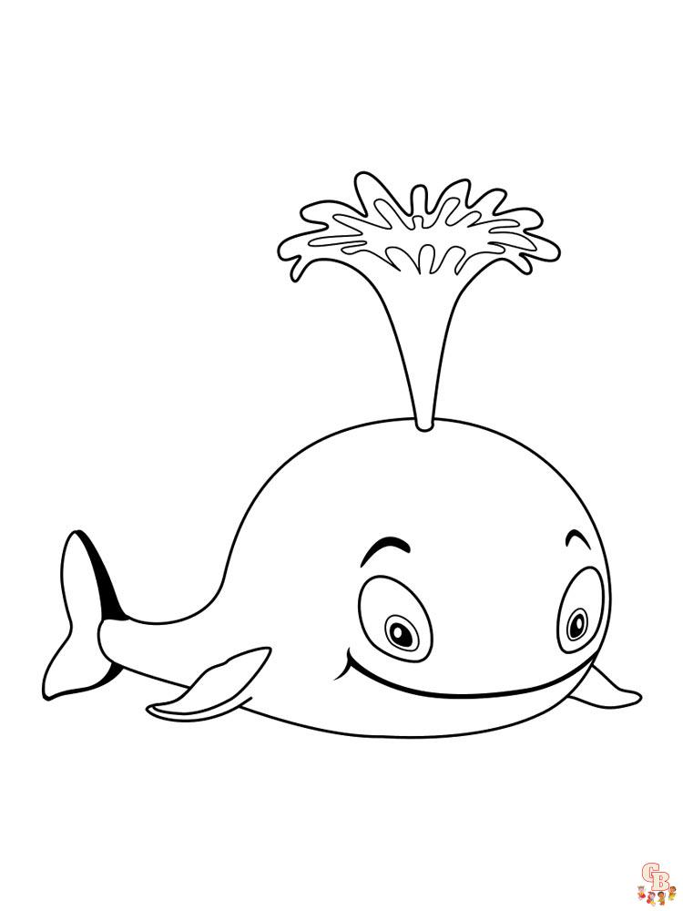 coloriage baleines