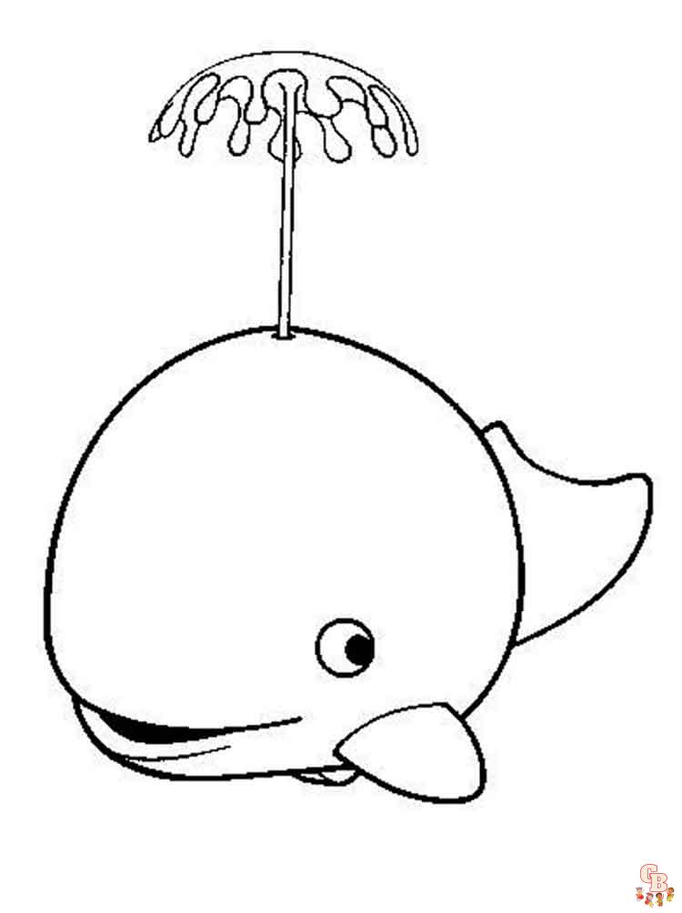 coloriage baleines