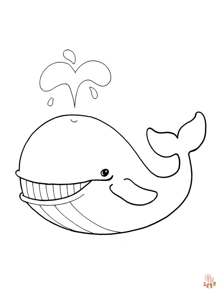 coloriage baleines