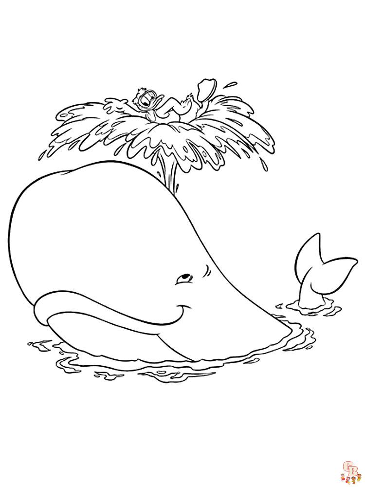 coloriage baleines