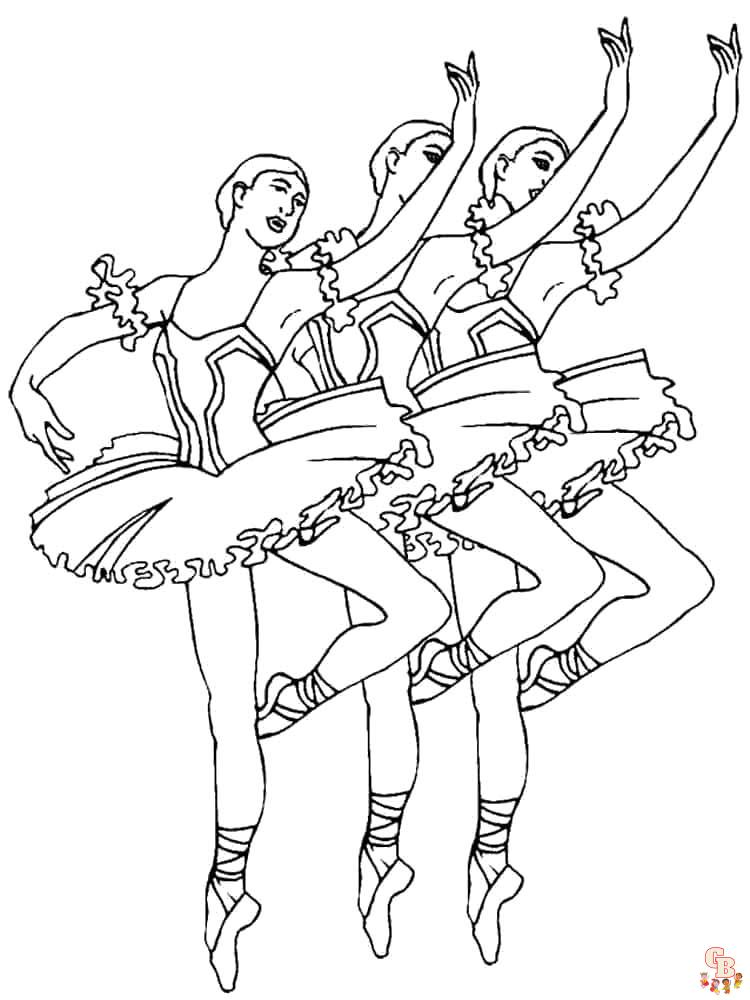 coloriage ballet