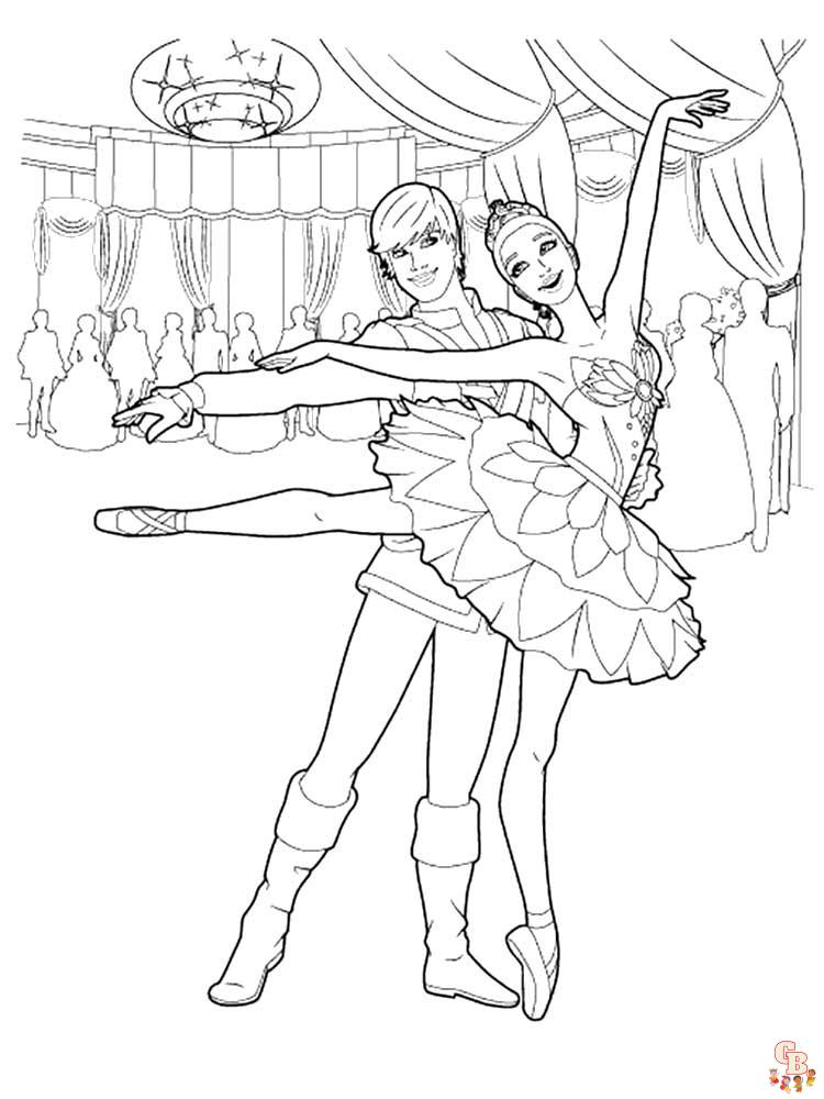 coloriage ballet