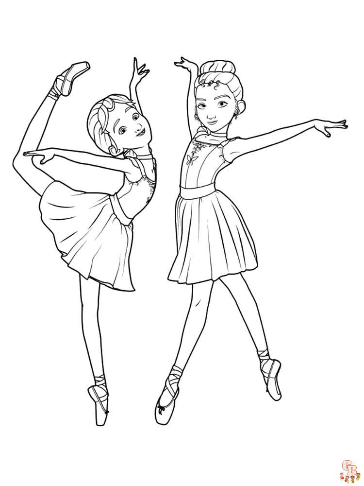 coloriage ballet