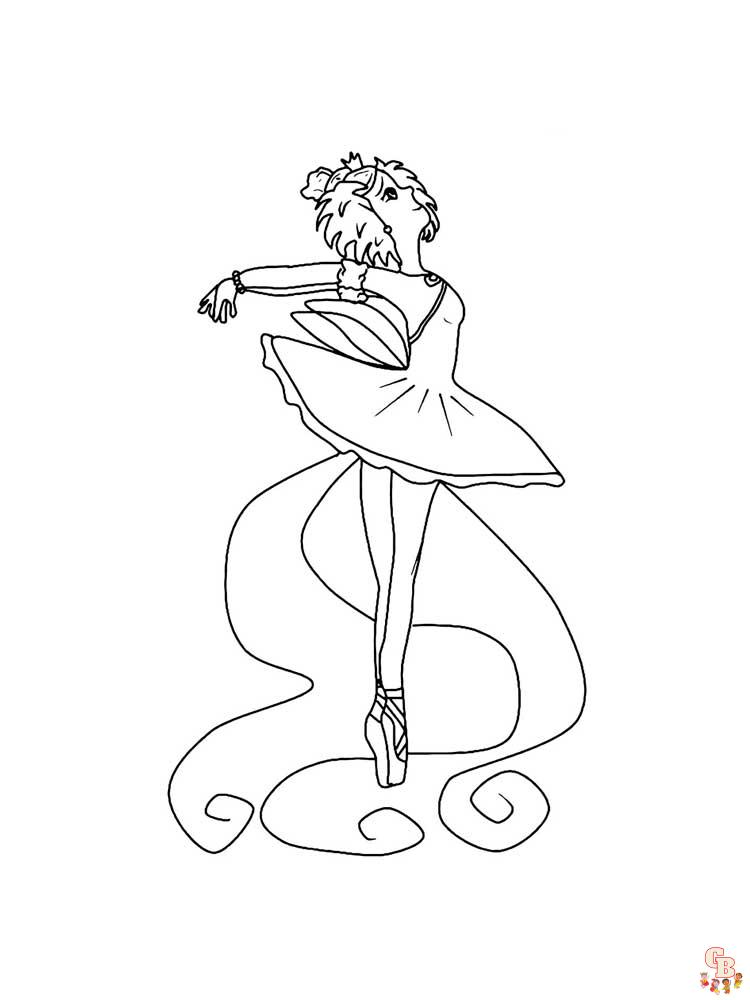 coloriage ballet