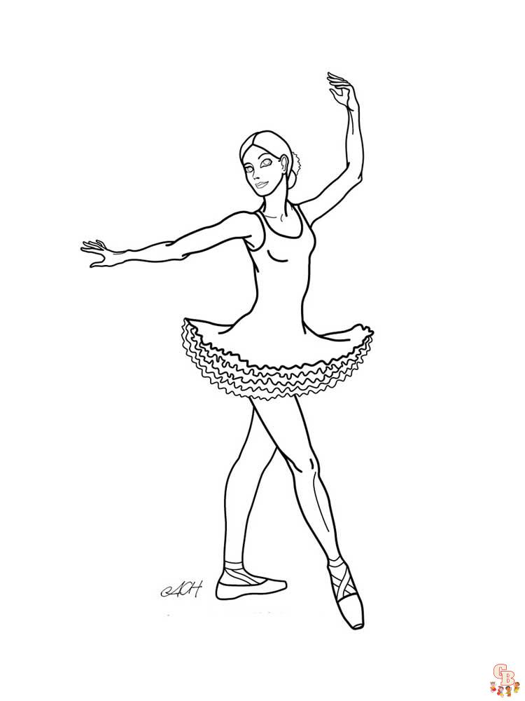 coloriage ballet