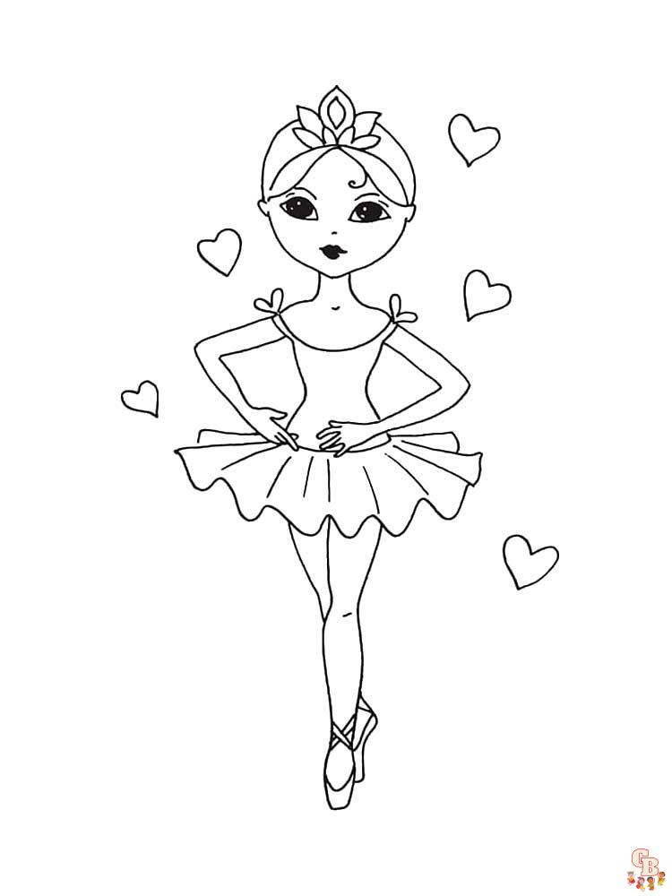 coloriage ballet